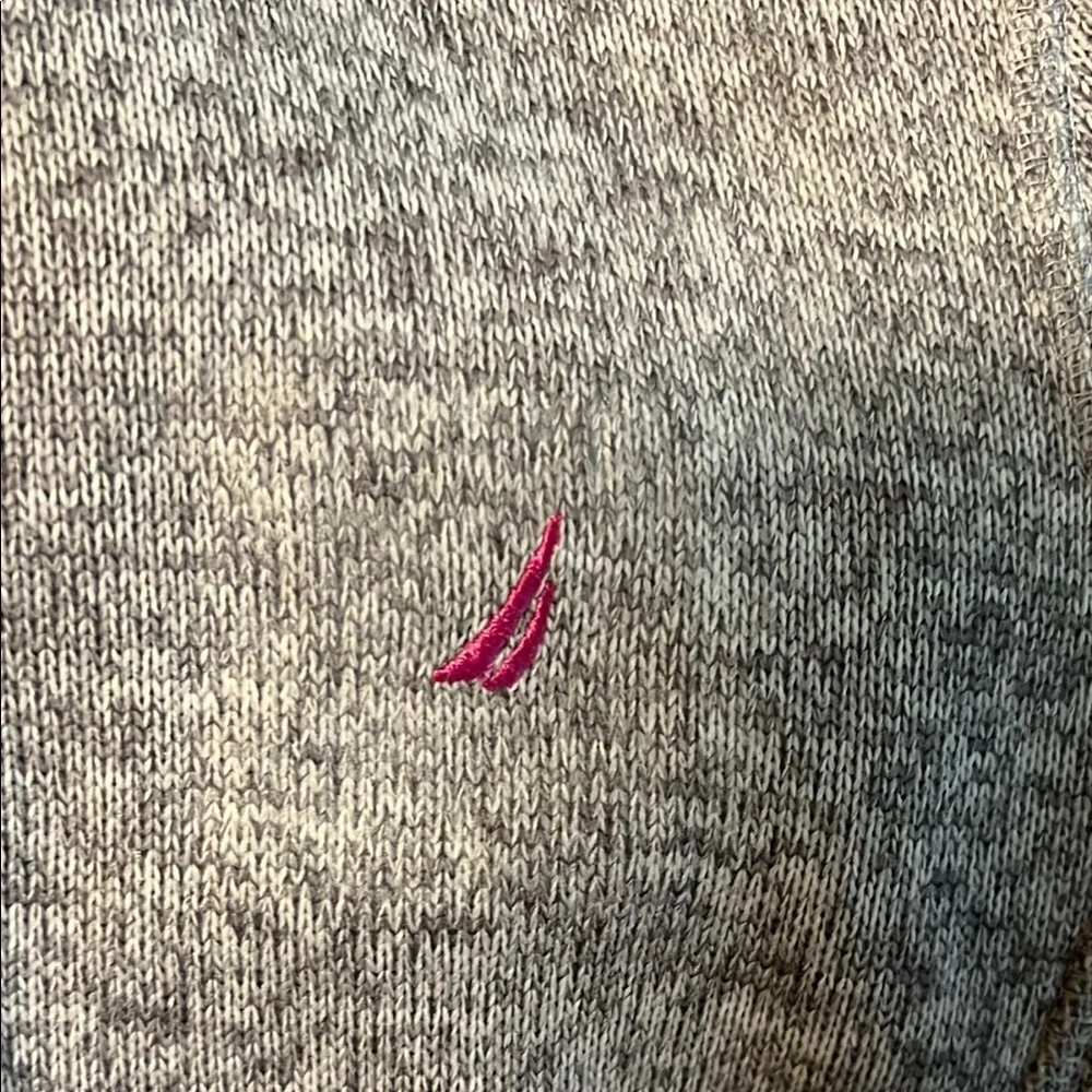 Girls Gray Nautica Jacket with Pink Accents M 8/10 NWOT